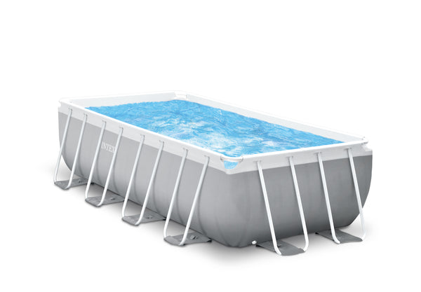 INTEX Prism Frame Pool 488 x 244 x 107 cm - Rectangular Pool Above Ground