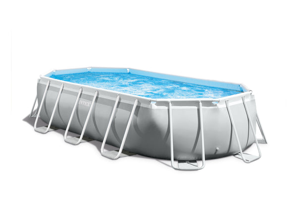 INTEX Prism Oval Frame Swimming Pool 503 x 274 x 122 cm