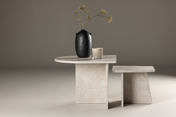 Sala Coffee Table Table 1: 60 cm Table 2: 40 cm x Table 1: 60 cm Table 2: 40 cm Beige