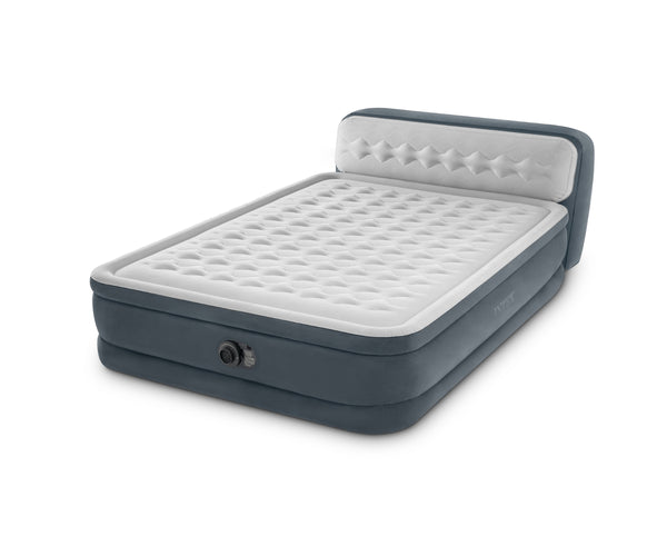 INTEX Ultra Plush Air Mattress with Headboard