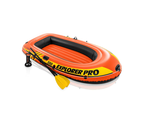 INTEX Explorer Pro 300 Inflatable Boat - 3 Person