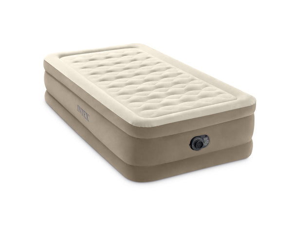 INTEX Ultra Plush Air Mattress - Brown Single