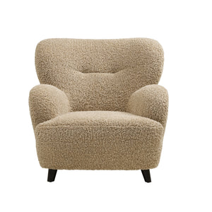 Lunaro Lounge Chair – Light Brown