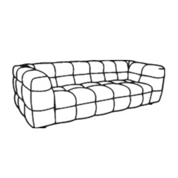 KENDALL Crème 3-sits Soffa – Teddy