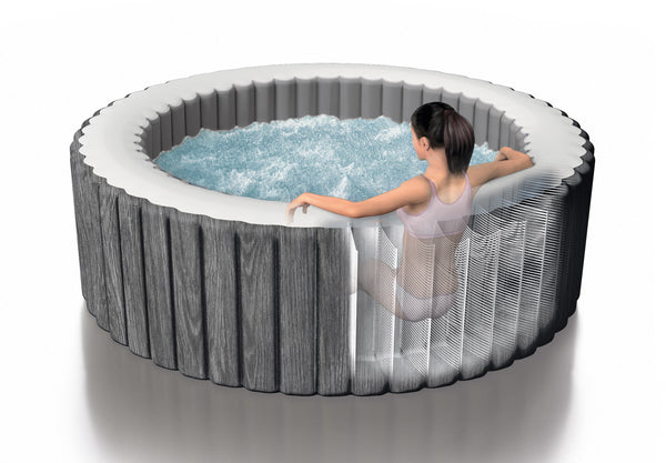 INTEX Inflatable Jacuzzi Greywood Deluxe 4 Persons