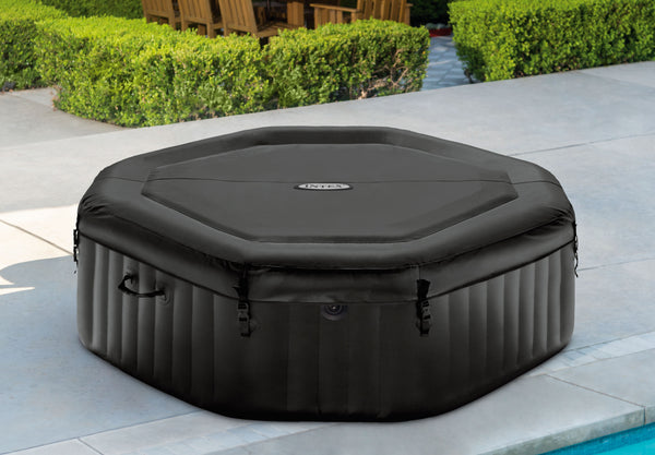 INTEX Deluxe Inflatable Jacuzzi - Bubbles + Jets 4 Persons