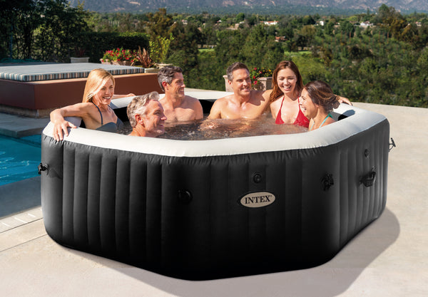 INTEX Deluxe Inflatable Jacuzzi - Bubbles and Jets 6 Persons