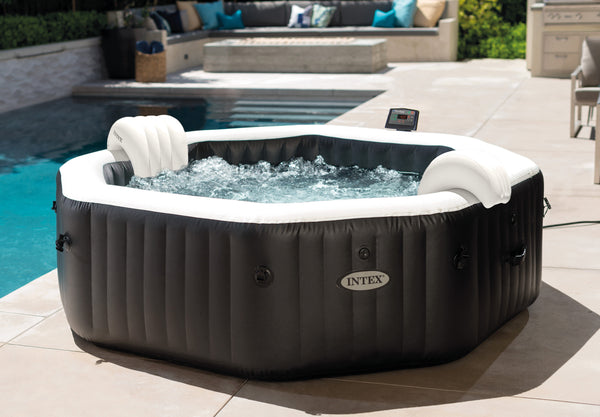 INTEX Deluxe Inflatable Jacuzzi - Bubbles and Jets 6 Persons