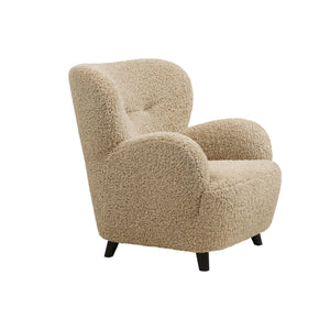 Lunaro Lounge Chair – Light Brown