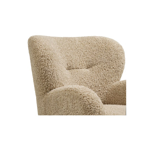 Lunaro Lounge Chair – Light Brown