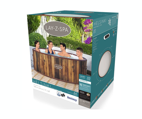 LAY-Z Spa Helsinki Bestway AirJet Inflatable Jacuzzi 5-7 Persons