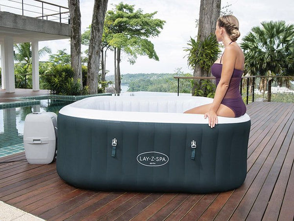 LAY-Z Spa Ibiza Bestway AirJet Inflatable Jacuzzi 4-6 Persons