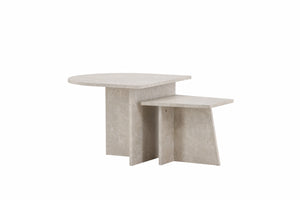 Sala Coffee Table Table 1: 60 cm Table 2: 40 cm x Table 1: 60 cm Table 2: 40 cm Beige