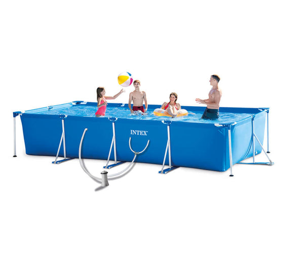 INTEX Swimming Pool Small Frame 300*200*75 Blue With Filter Pump